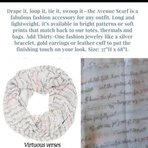 Virtuous Verses Avenue scarf